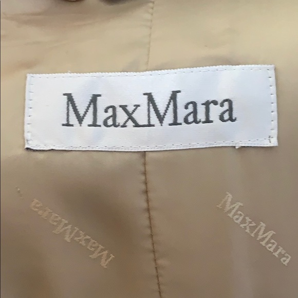 Max Mara wool & cashmere Full length tan coat - Picture 10 of 12